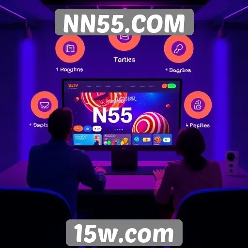 Funcionalidades exclusivas do site NN55.COM em destaque